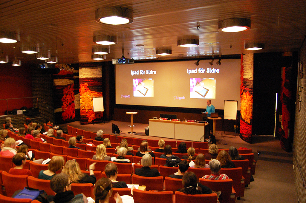Daniel och publiken på FKS Dagarna 2013