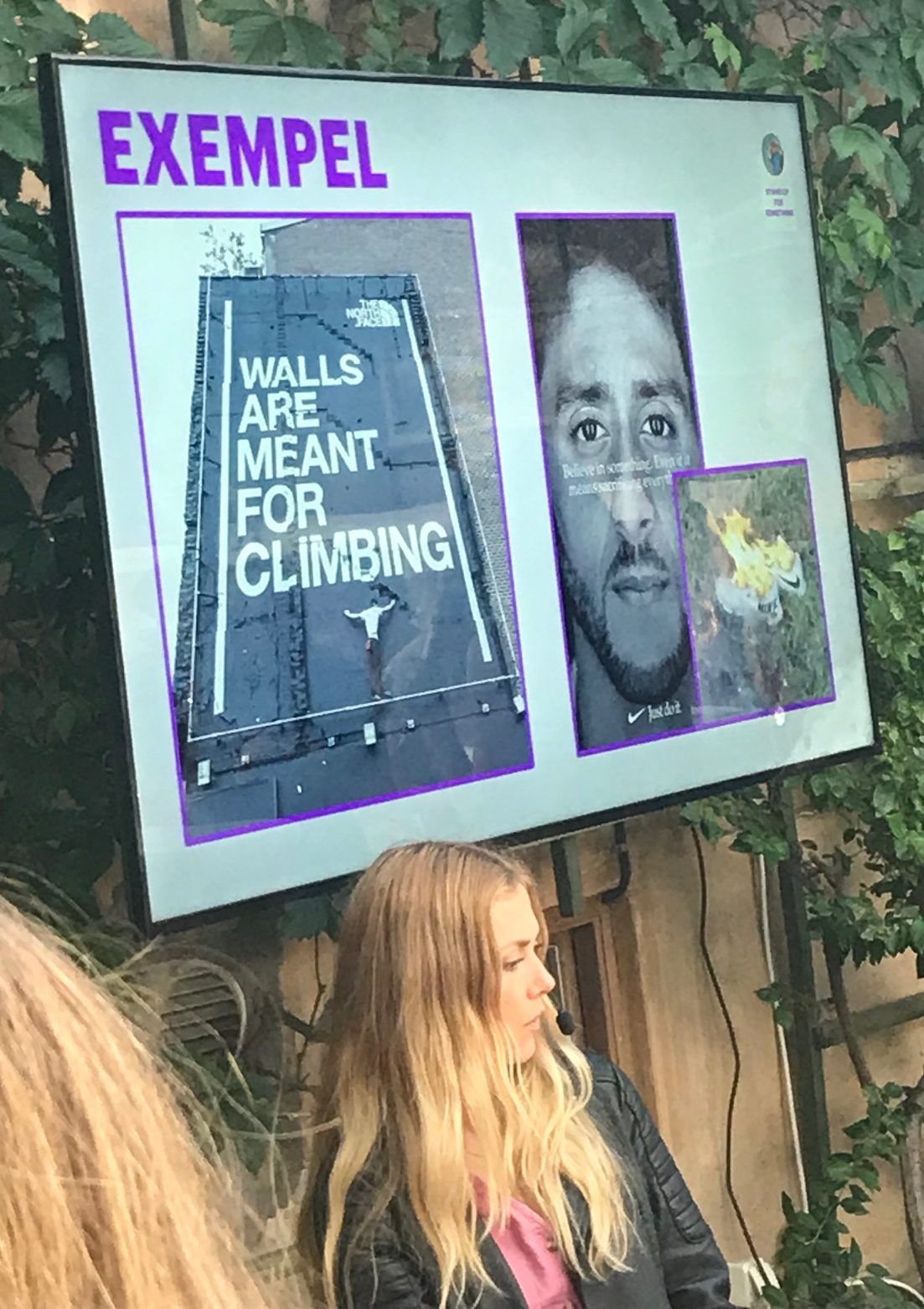 text: walls are meant for climbing