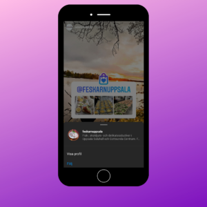 Instagram-appen på en telefon
