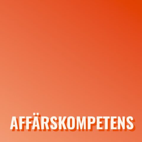 Orange bild med texten 