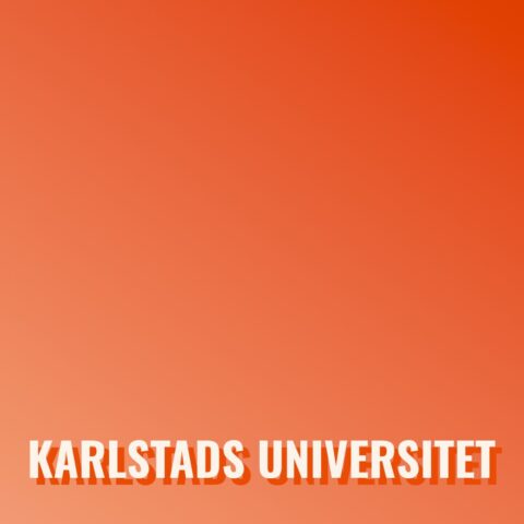 En orange ruta med texten 